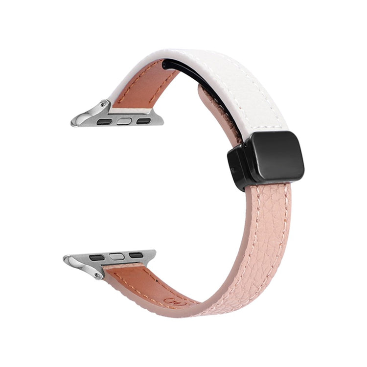 Mega Delightful Apple Smartwatch Pu Leather Universel Strap - White#serie_9