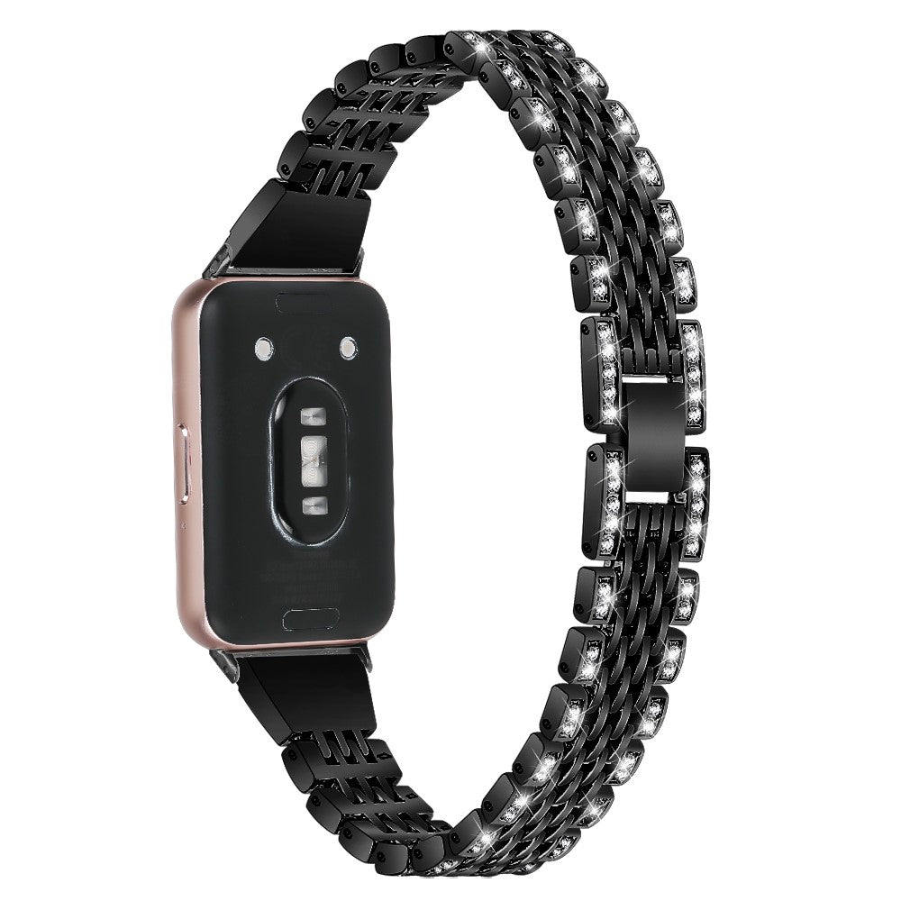 Absolutely Reliable Samsung Galaxy Fit 3 Rhinestone Strap - Black#serie_1