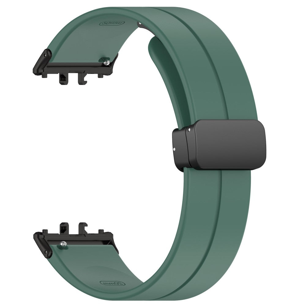 Super Comfortable Samsung Galaxy Fit 3 Silicone Strap - Green#serie_12