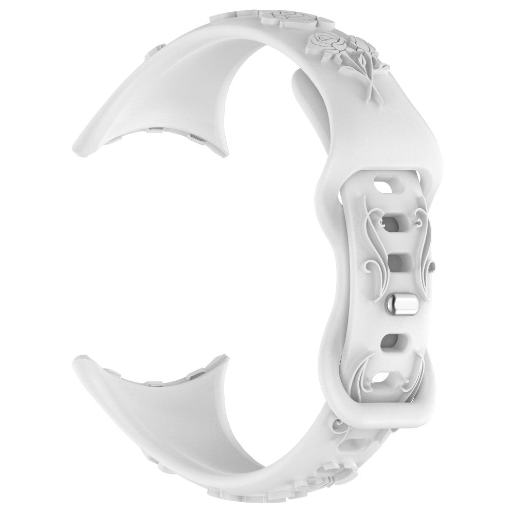 Google Pixel Watch / Google Pixel Watch 2 Silicone Universel Strap - White#serie_2