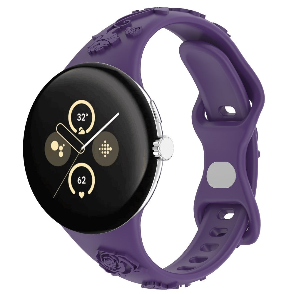 Google Pixel Watch / Google Pixel Watch 2 Silicone Universel Strap - Purple#serie_3