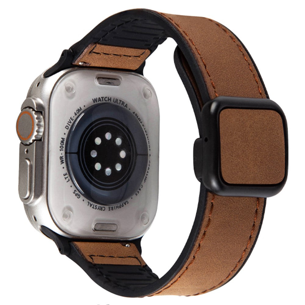 Mega Tough Apple Smartwatch Pu Leather Universel Strap - Brown#serie_4