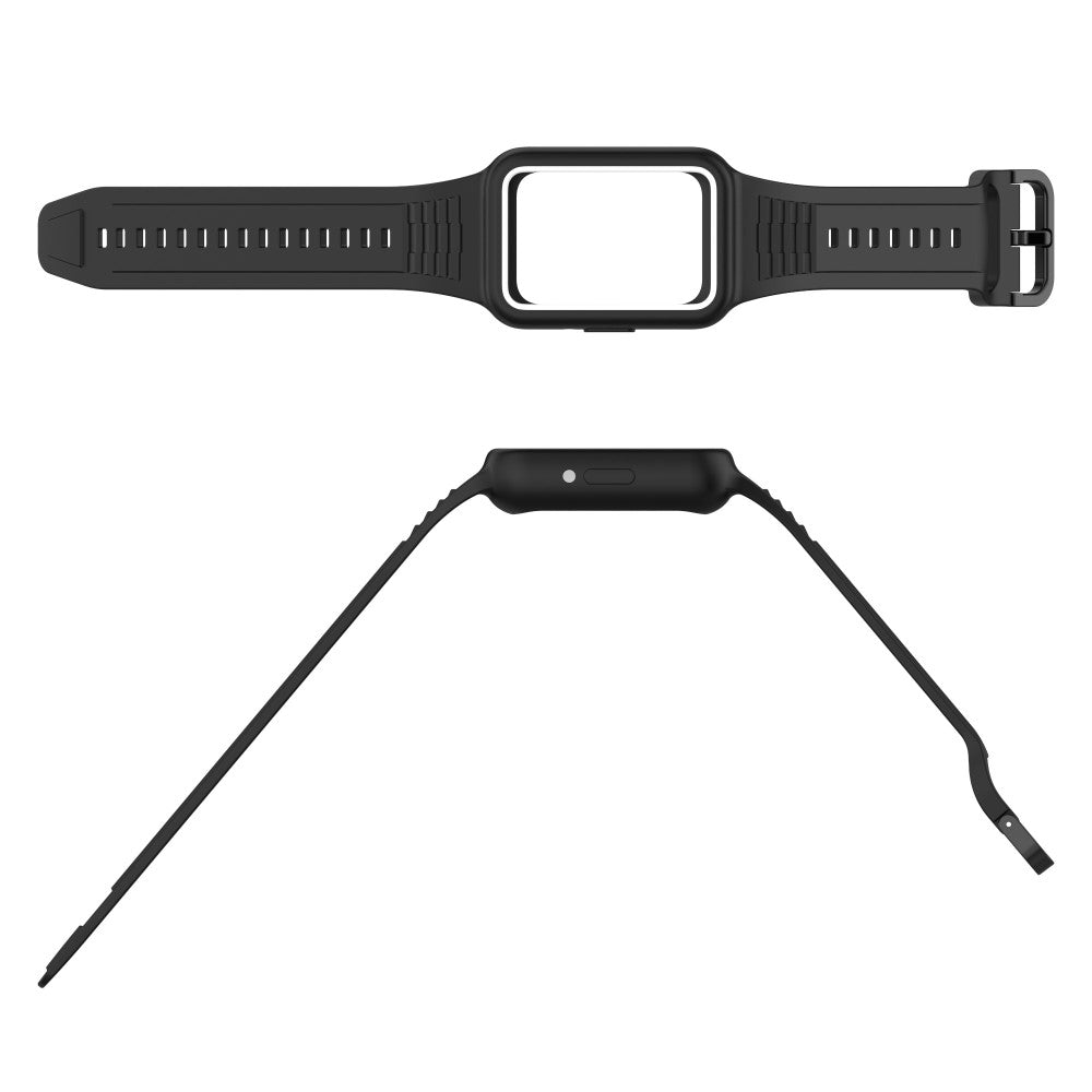 Remarkably Beautiful Samsung Galaxy Fit 3 Silicone Strap - Black#serie_1