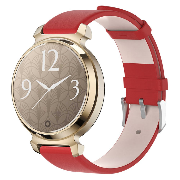 Mega Stylish Garmin Lily 2 Pu Leather Strap - Red#serie_3