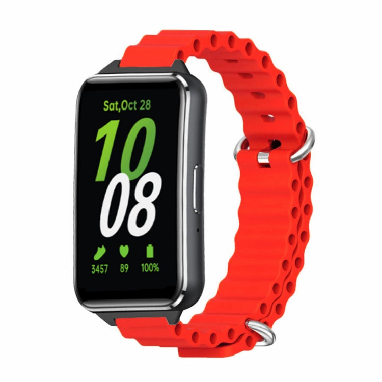 Super Fashionable Samsung Galaxy Fit 3 Silicone Strap - Red#serie_5