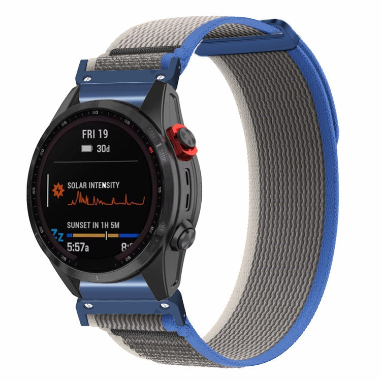 Super Stylish Smartwatch Nylon Universel Strap - Blue#serie_1