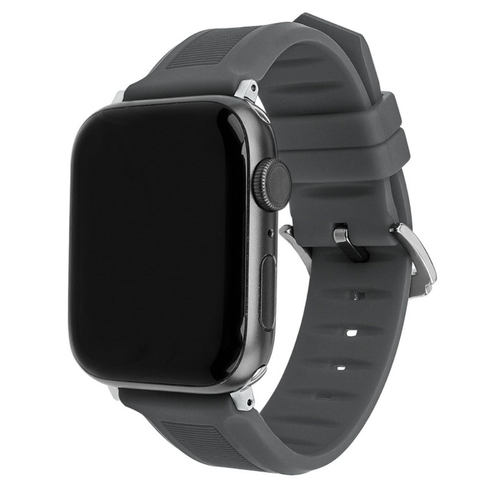 Timeless Apple Smartwatch Silicone Universel Strap - Silver#serie_5