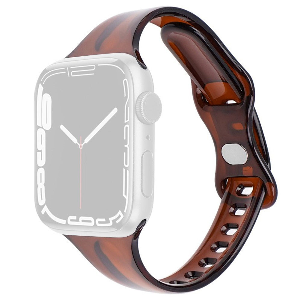 Remarkably Nice Apple Smartwatch Silicone Universel Strap - Brown#serie_21