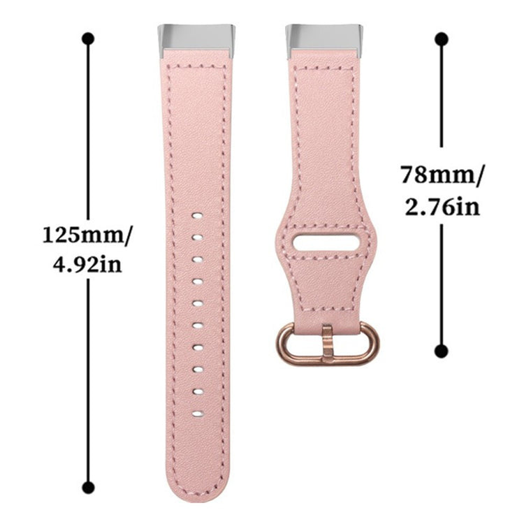 Wonderful Fitbit Smartwatch Genuine Leather Universel Strap - Pink#serie_2