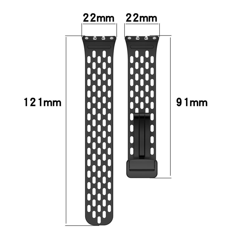 Wrist Band Samsung Galaxy Fit3 R930 Magnetic Silicone Smartwatch Bracelet Strap - Grey#serie_4