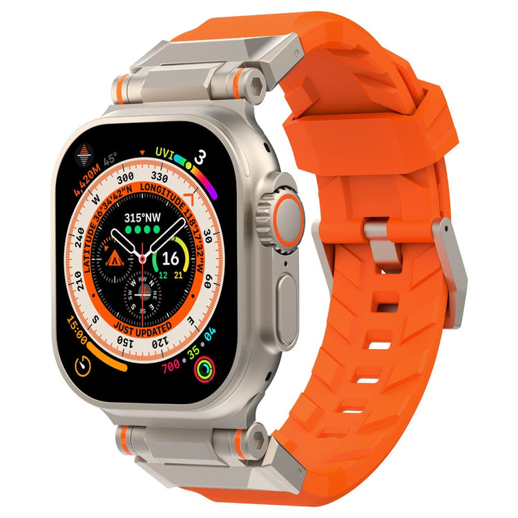 Cool Apple Smartwatch Silicone Universel Strap - Orange#serie_1