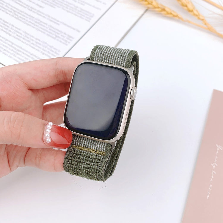 Very Nice Apple Smartwatch Nylon Universel Strap - Green#serie_8