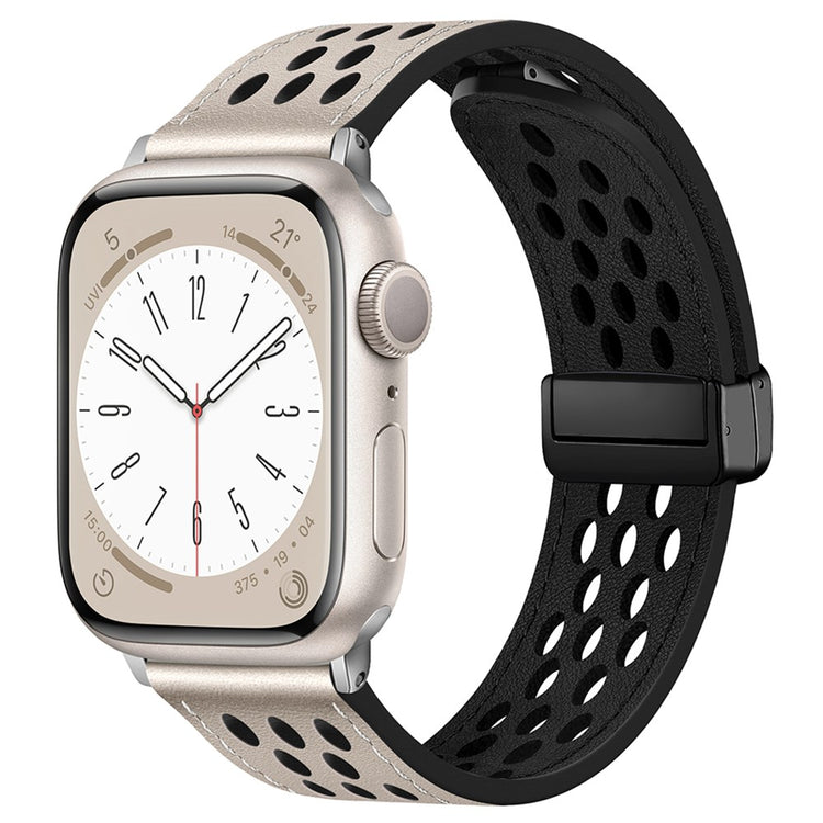 Mega Fantastic Apple Smartwatch Pu Leather Universel Strap - Silver#serie_5