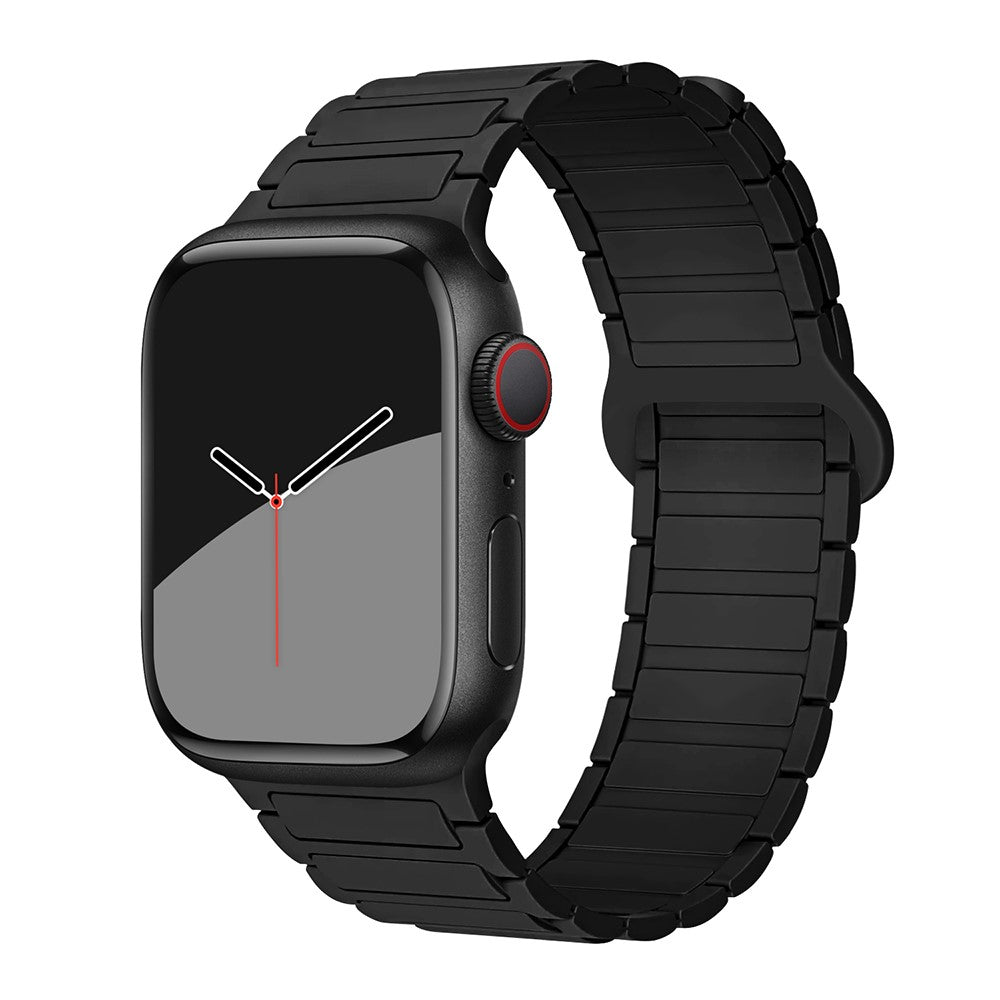 Incredibly Tough Apple Smartwatch Silicone Universel Strap - Black#serie_8