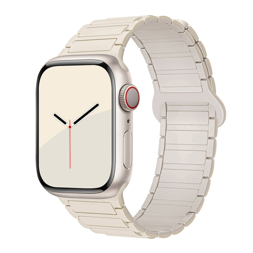 Incredibly Tough Apple Smartwatch Silicone Universel Strap - White#serie_11