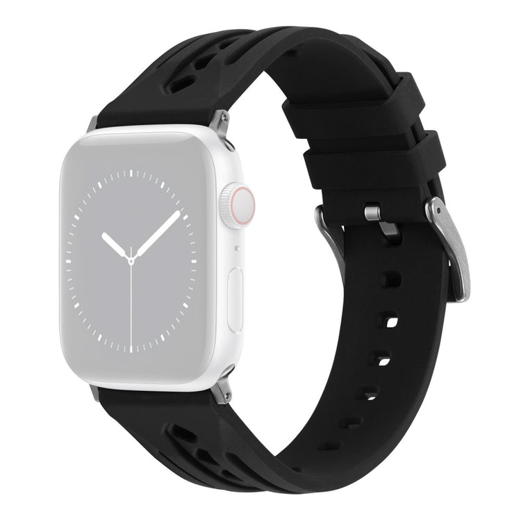 Mega Pleasant Apple Smartwatch Silicone Universel Strap - Black#serie_4