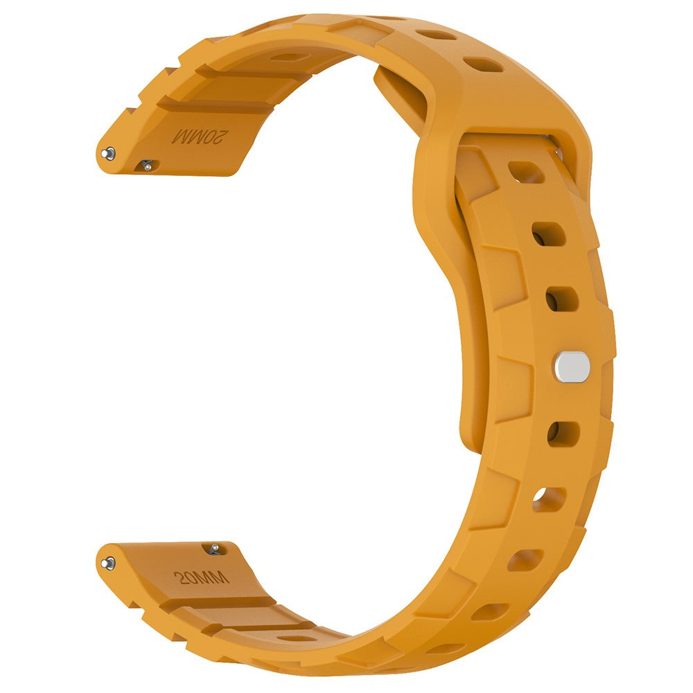 Huawei Watch GT 3 42mm / GT 3 Pro 43mm Silicone Band 20mm Armour Watch Strap Replacement - Yellow#serie_5