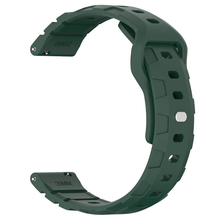 Huawei Watch GT 3 42mm / GT 3 Pro 43mm Silicone Band 20mm Armour Watch Strap Replacement - Dark Green#serie_9