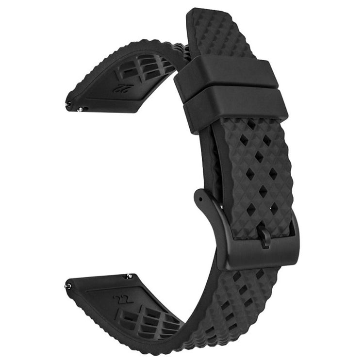 Brilliant Smartwatch Silicone Universel Strap - Black#serie_8