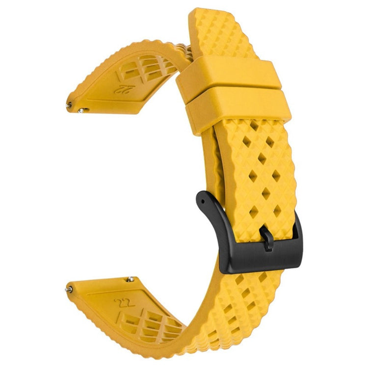 Brilliant Smartwatch Silicone Universel Strap - Yellow#serie_12