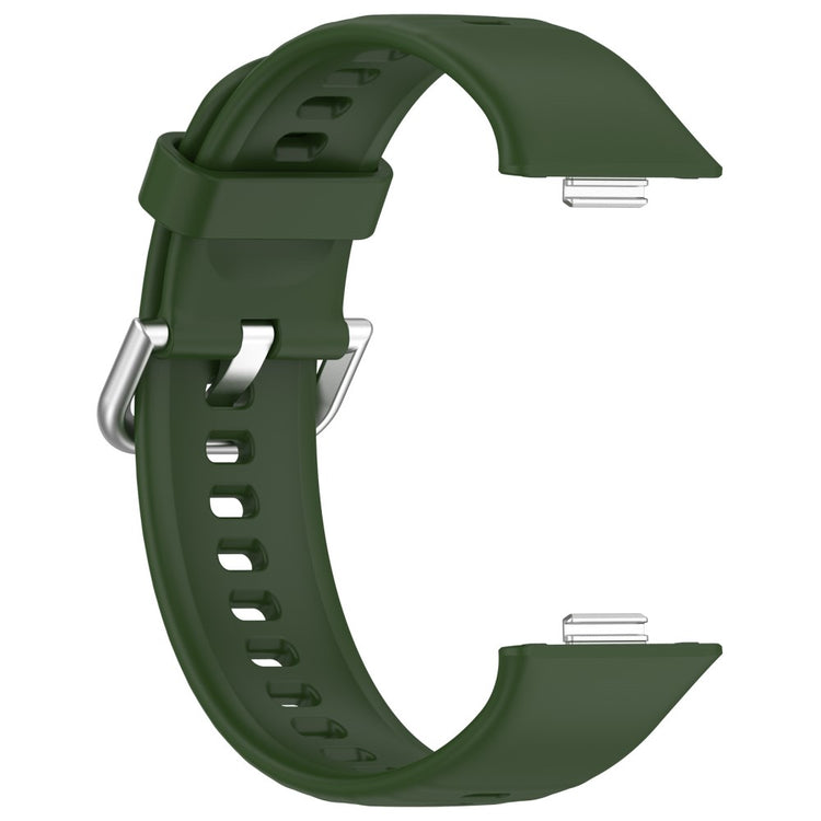 Sweet Huawei Watch Fit 3 Silicone Strap - Green#serie_10