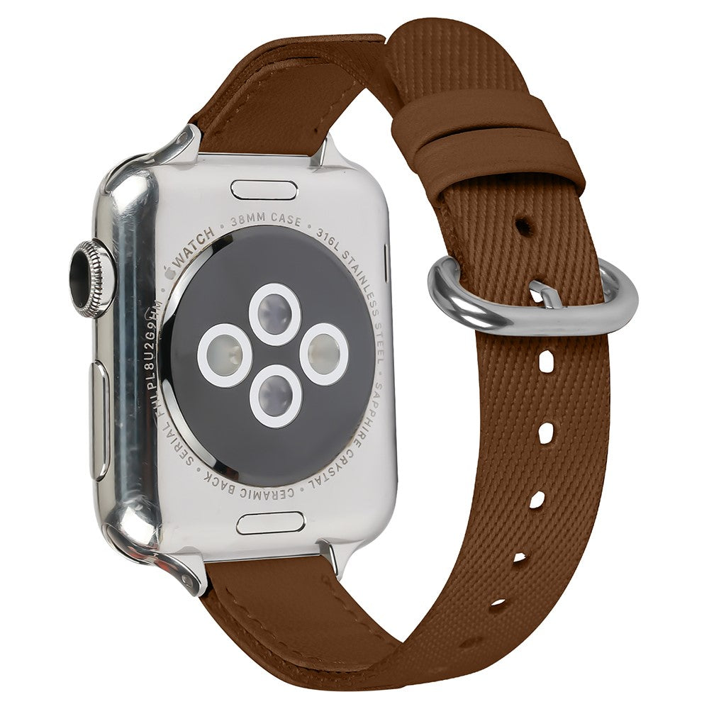 Nylon Braided Strap Apple Watch Series 9 8 7 41mm / 6 5 4 SE (2022) SE (2023) SE 40mm / 3 2 1 38mm Wrist band  - Brown#serie_6