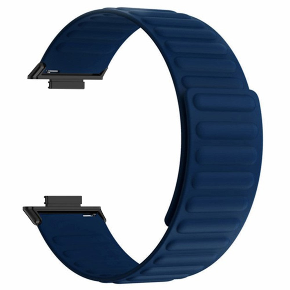 Huawei Watch Fit 3 Watch band Adjustable Magnetic Silicone Wrist Strap - Midnight Blue#serie_8