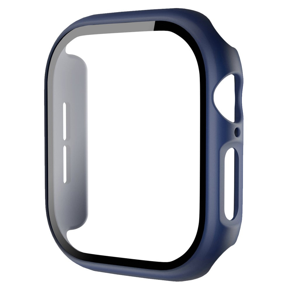 Apple Watch Series 10 42mm Protective Case All-Around Hard Bump Resistant Watch Cover with Tempered Glass Film - Midnight Blue#serie_3