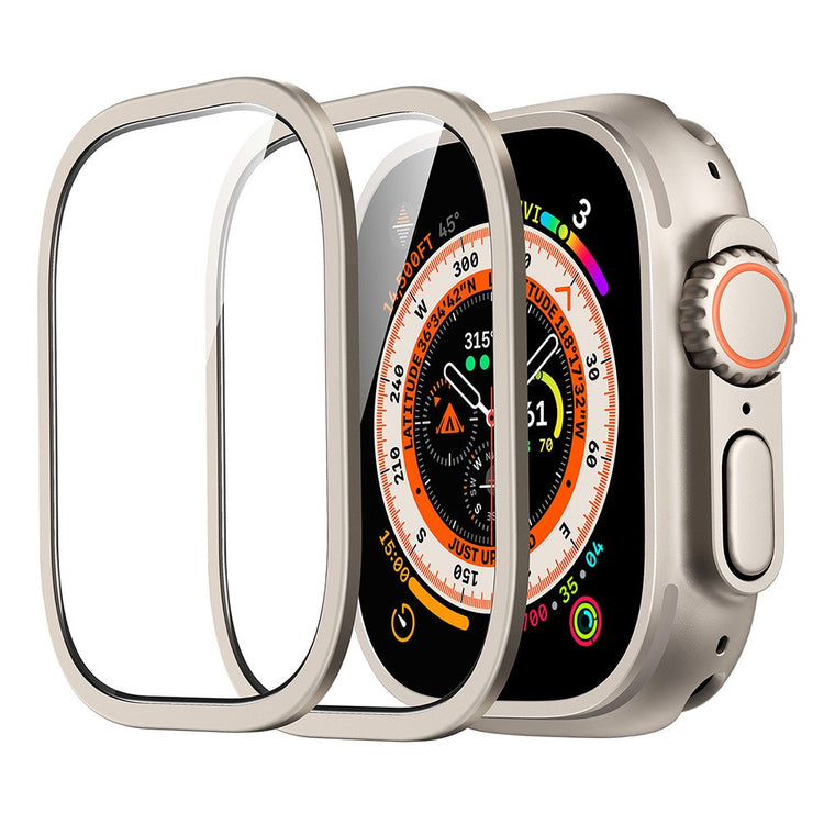 ESR 2-pack Apple Watch Ultra 49mm Screen Protector Metal Frame Tempered Glass Watch Screen Film#serie_1