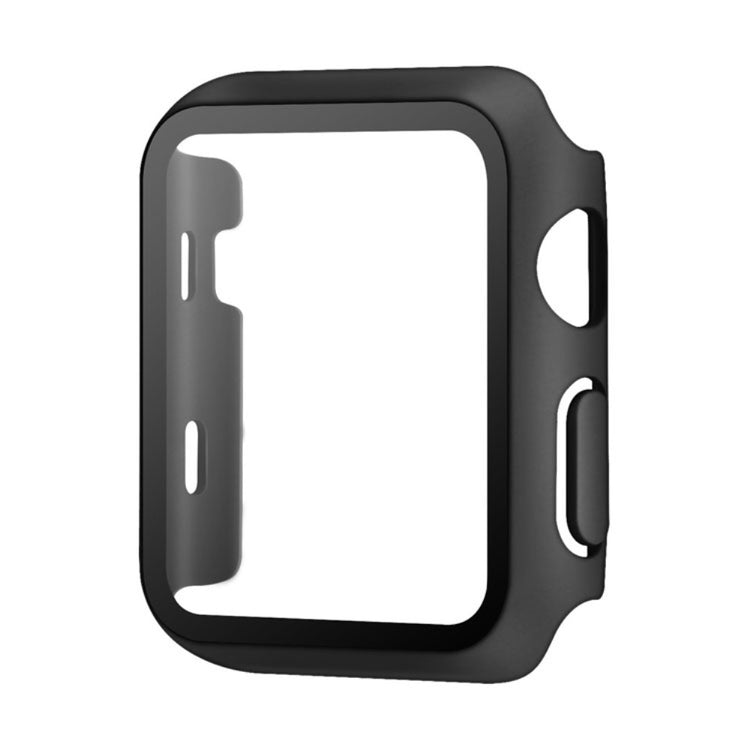 Apple Watch Series 10 46mm Watch Case Protective Hard Bump Resistant Cover with Tempered Glass Film - Black#serie_1