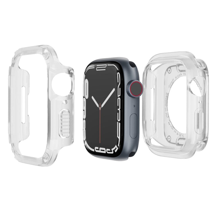 Watch Case Set Apple Watch Series 10 42mm Hard Bump Resistant and Flexible Watch Frame Cover Combo - Transparent#serie_4