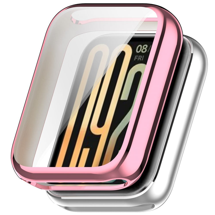Xiaomi Smart Band 9 Pro Watch Case All-Around Flexible Electroplating Protective Cover - Pink#serie_1