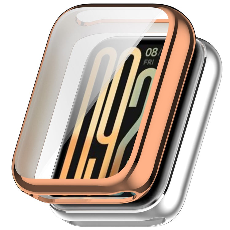 Xiaomi Smart Band 9 Pro Watch Case All-Around Flexible Electroplating Protective Cover - Rose Gold#serie_5