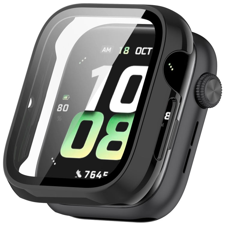 Honor Watch 5 Case Hard Bump Resistant All-Around Watch Cover with Tempered Glass Film - Black#serie_2