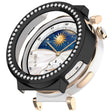 Uskomattoman Kiva Huawei Watch GT 5 Pro 42mm Strassit ja Silikoni Suojakuori