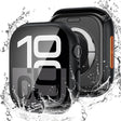 Huomattavan Tyylikäs Apple Smartwatch Lasi ja Silikoni Suojakuori
