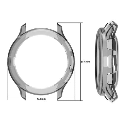 Garmin Venu 3 Watch Case Hollow Flexible Frame Half Protective Cover - Transparent#serie_2