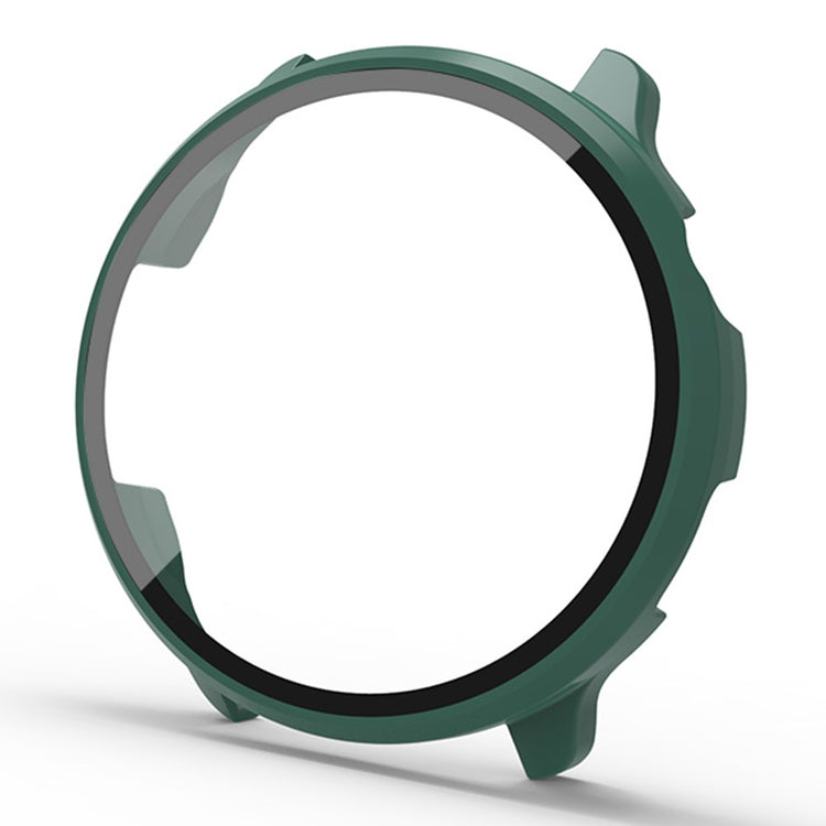 Meget Fed Cover med Skærmbeskytter i Silikone og Glas passer til Mibro Lite 2 - Grøn#serie_2