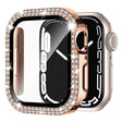 Mega Kiva Apple Smartwatch Yleinen Suojakuori kanssa Suojakalvo sisään Strassit ja Lasi