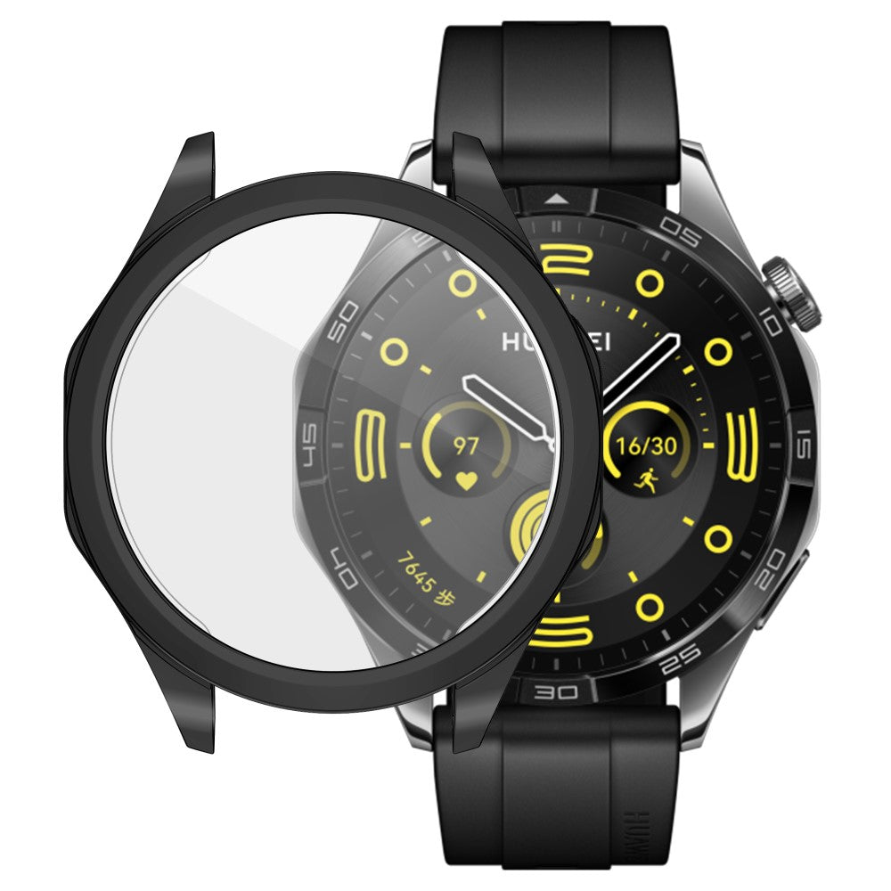 Meget Fint Silikone Cover passer til Huawei Watch GT 4 46mm - Sort#serie_3