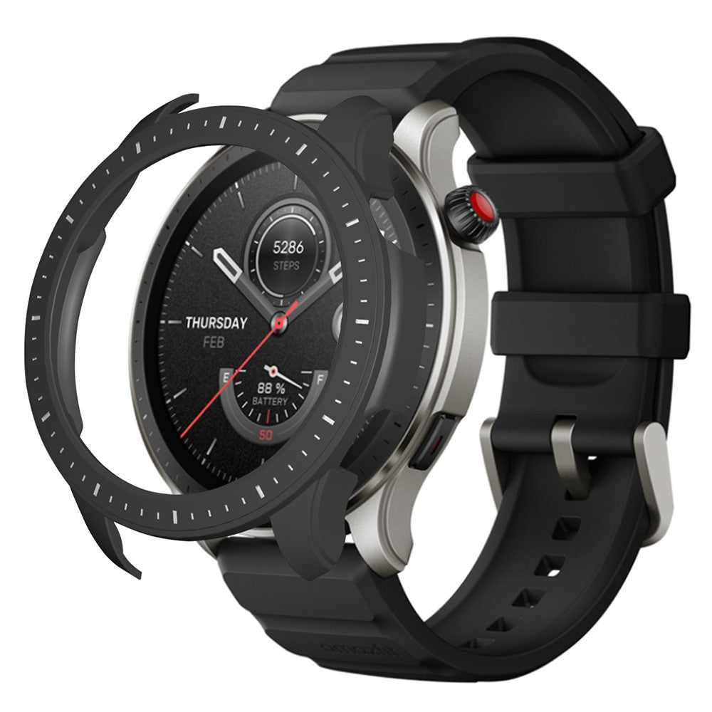 Beskyttende Silikone Bumper passer til Amazfit GTR 4 - Sort#serie_2