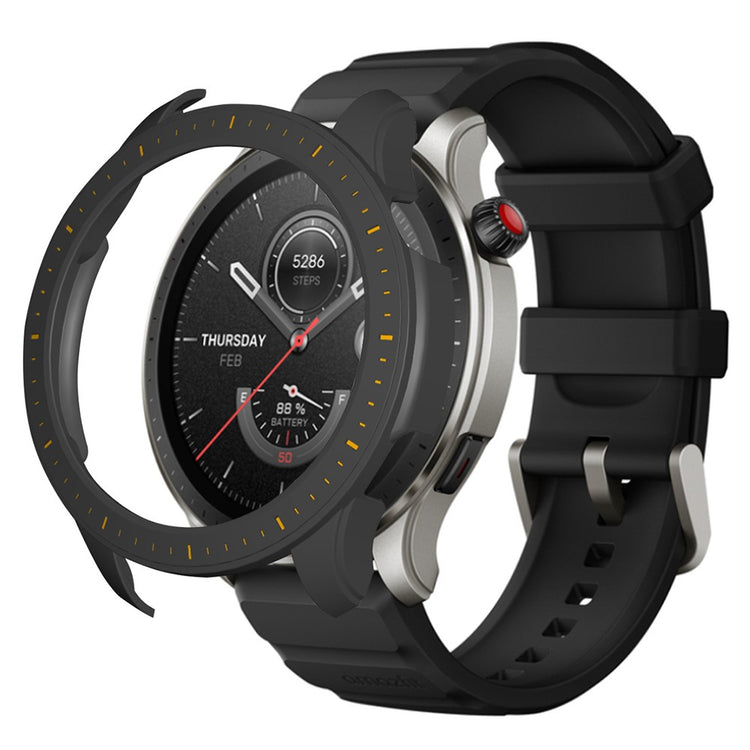 Beskyttende Silikone Bumper passer til Amazfit GTR 4 - Sort#serie_4