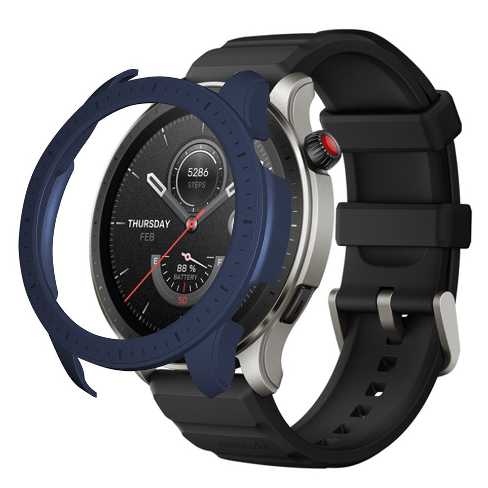 Beskyttende Silikone Bumper passer til Amazfit GTR 4 - Blå#serie_9