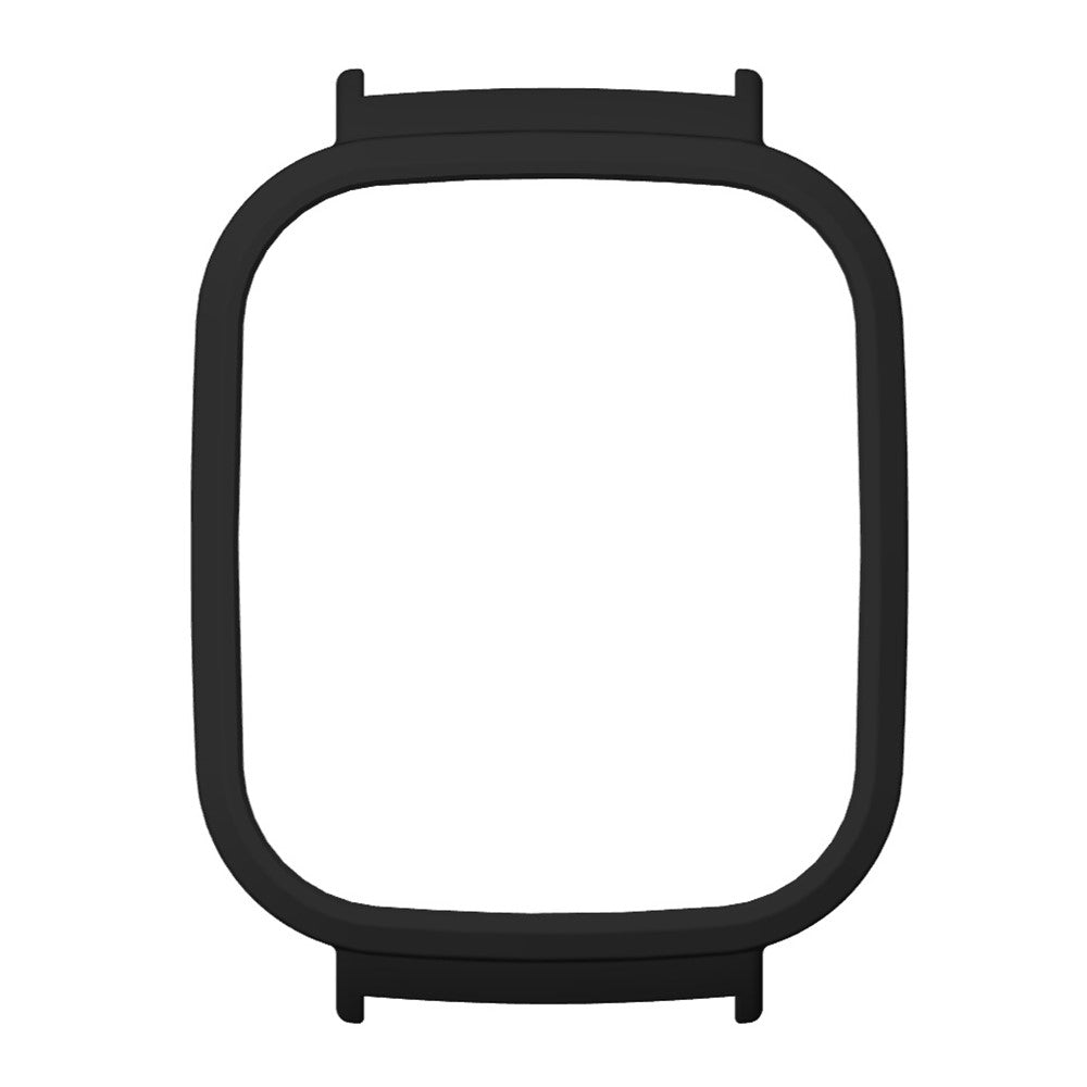 Rigtigt Fint Silikone Cover passer til Xiaomi Redmi Watch 3 - Sort#serie_1