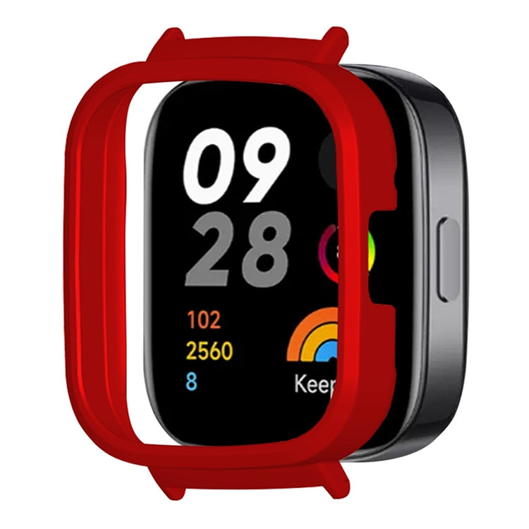 Rigtigt Fint Silikone Cover passer til Xiaomi Redmi Watch 3 - Rød#serie_2