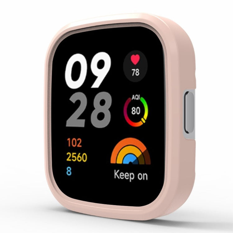 Beskyttende Silikone Bumper passer til Xiaomi Redmi Watch 3 - Pink#serie_6