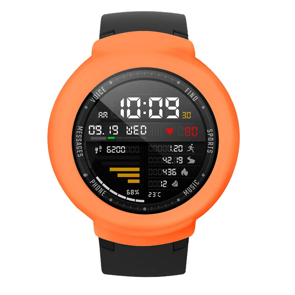 Beskyttende Silikone Universal Bumper passer til Amazfit Verge / Amazfit Verge Lite - Orange#serie_3