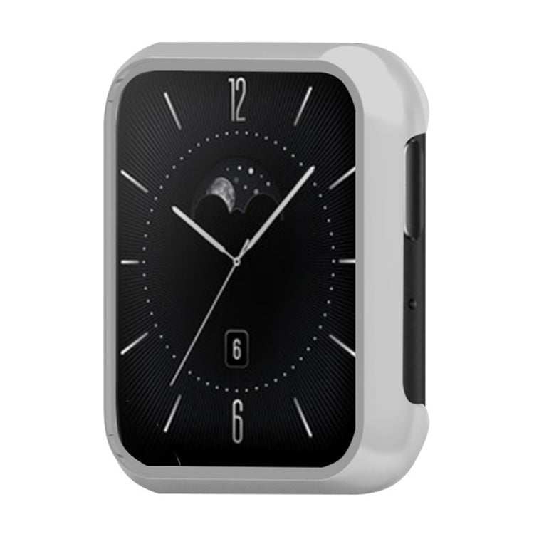 Hårdt Silikone Universal Bumper passer til Oppo Watch 2 (42mm) / Oppo Watch 3 - Sølv#serie_7