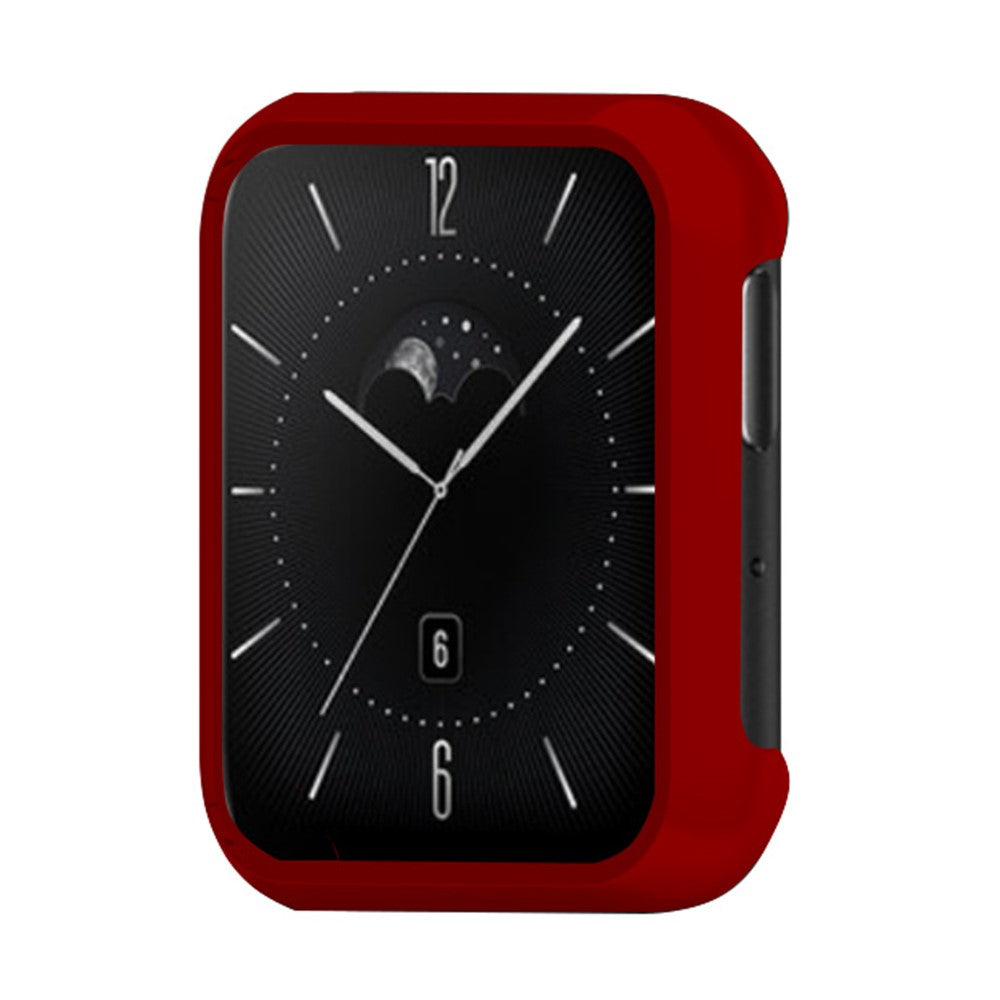 Hårdt Silikone Universal Bumper passer til Oppo Watch 2 (42mm) / Oppo Watch 3 - Rød#serie_8