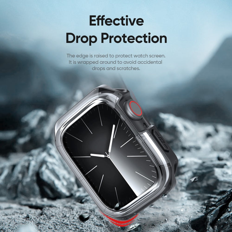 Beskyttende Silikone Cover passer til Apple Smartwatch - Sort#serie_3